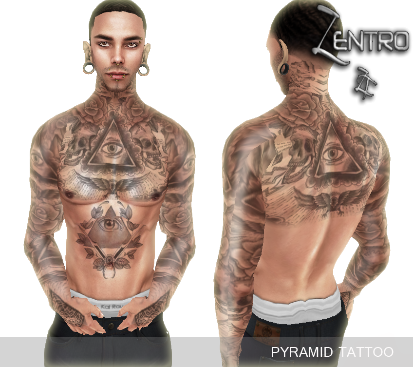 Pyramid tattoo | ZentroStudio